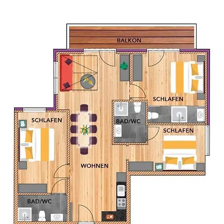 Wellness- Und Familienhotel Garni Dachsteinresort Lägenhetshotell 4*